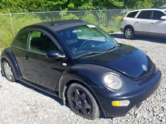 3VWCD21C91M464213 - 2001 VOLKSWAGEN NEW BEETLE შავი ფოტო 1