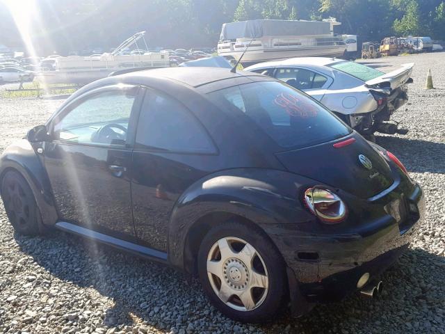 3VWCD21C91M464213 - 2001 VOLKSWAGEN NEW BEETLE შავი ფოტო 3