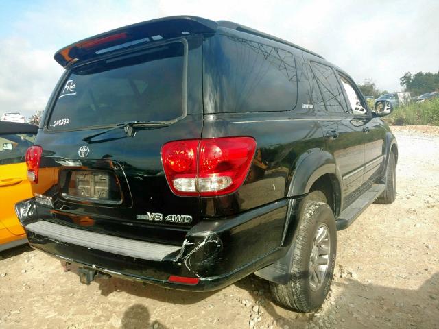 5TDBT48A85S248232 - 2005 TOYOTA SEQUOIA LI BLACK photo 4