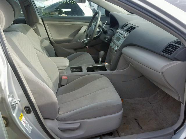 4T1BE46K67U563160 - 2007 TOYOTA CAMRY NEW SILVER photo 5