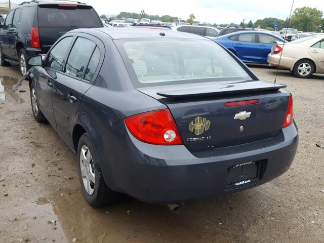 1G1AL58F287337489 - 2008 CHEVROLET COBALT LT CHARCOAL photo 3