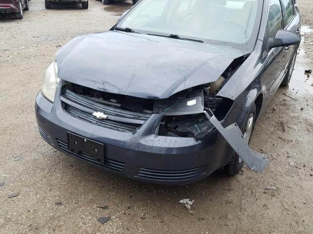 1G1AL58F287337489 - 2008 CHEVROLET COBALT LT CHARCOAL photo 9