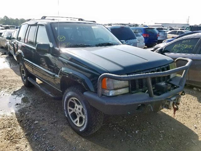 1J4GZ78Y2TC331487 - 1996 JEEP GRAND CHER GREEN photo 1