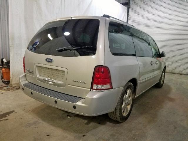 2FMDA58246BA24144 - 2006 FORD FREESTAR L TAN photo 4