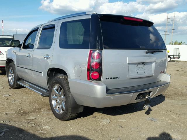 1GKS2EEF9DR264532 - 2013 GMC YUKON DENA SILVER photo 3