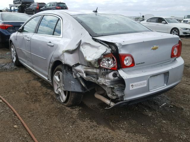 1G1ZB5EB9AF219197 - 2010 CHEVROLET MALIBU LS ვერცხლისფერი ფოტო 3