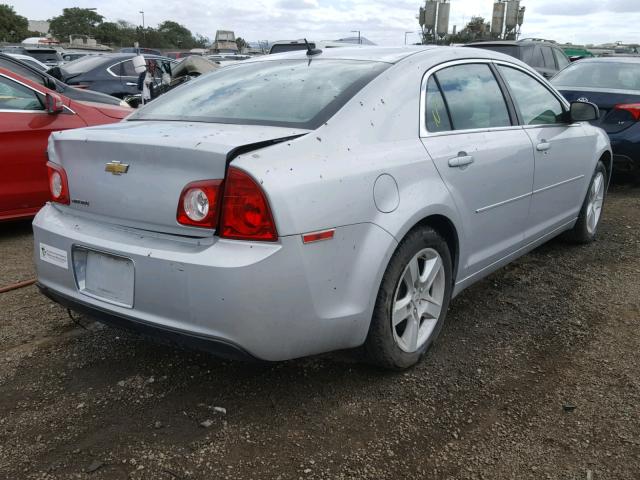 1G1ZB5EB9AF219197 - 2010 CHEVROLET MALIBU LS ვერცხლისფერი ფოტო 4