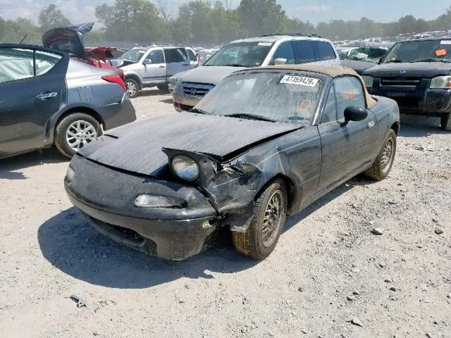 JM1NA351XN1310826 - 1992 MAZDA MX-5 MIATA BLACK photo 2