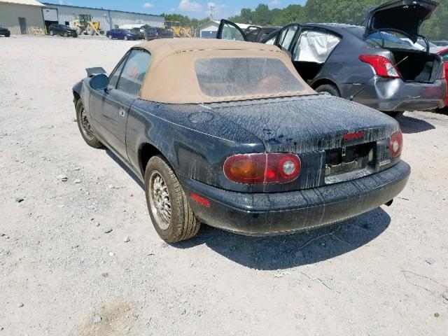 JM1NA351XN1310826 - 1992 MAZDA MX-5 MIATA BLACK photo 3