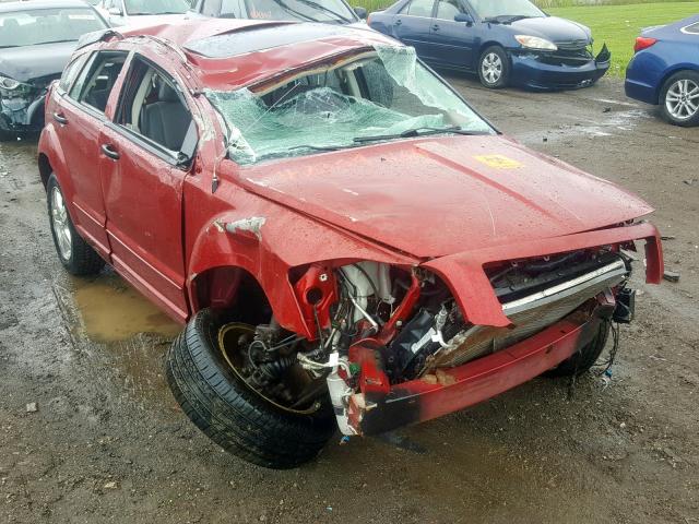 1B3HB48B67D590154 - 2007 DODGE CALIBER SX RED photo 1