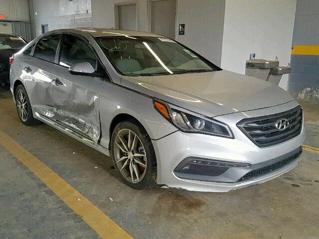 5NPE34AB2FH062130 - 2015 HYUNDAI SONATA SPO SILVER photo 1