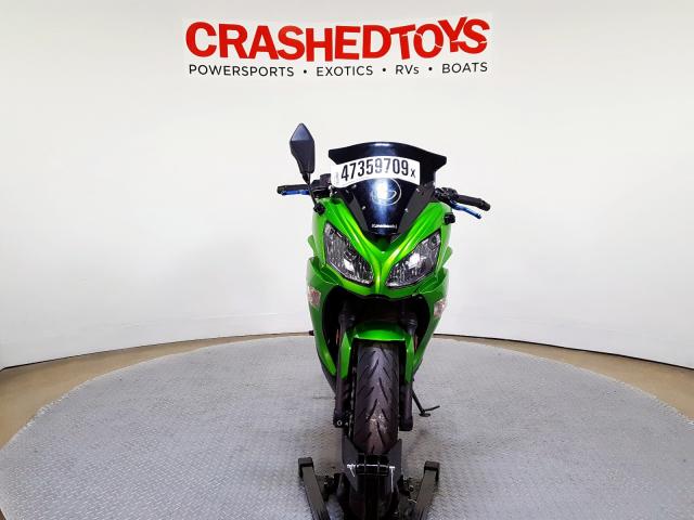 JKAEXEE18FDA19975 - 2015 KAWASAKI EX650 E GREEN photo 3