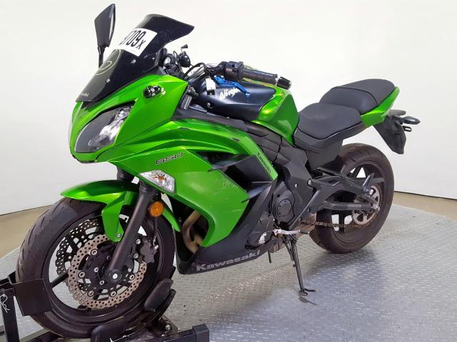 JKAEXEE18FDA19975 - 2015 KAWASAKI EX650 E GREEN photo 4