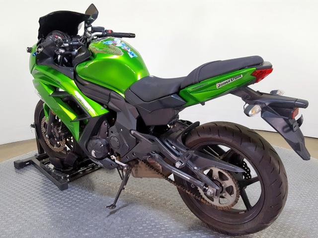 JKAEXEE18FDA19975 - 2015 KAWASAKI EX650 E GREEN photo 6