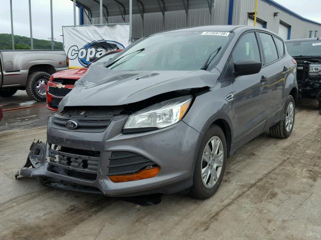 1FMCU0F75EUD14745 - 2014 FORD ESCAPE S GRAY photo 2