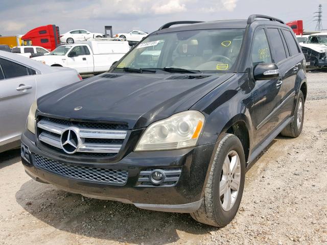 4JGBF71E97A167452 - 2007 MERCEDES-BENZ GL 450 4MA BLACK photo 2