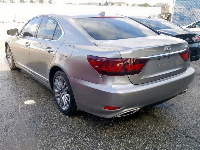 JTHBL5EF2G5140962 - 2016 LEXUS LS 460 GRAY photo 3