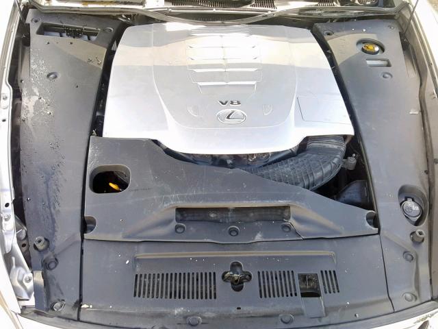 JTHBL5EF2G5140962 - 2016 LEXUS LS 460 GRAY photo 7