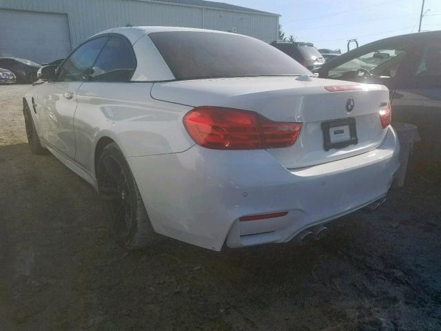 WBS3U9C51FJ967726 - 2015 BMW M4 WHITE photo 3