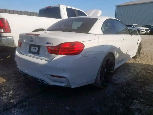 WBS3U9C51FJ967726 - 2015 BMW M4 WHITE photo 4