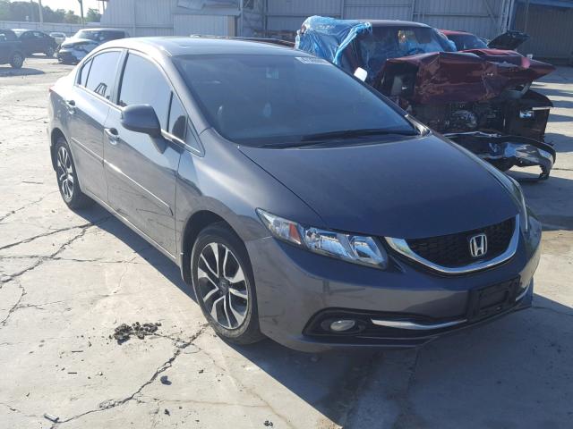 19XFB2F90DE081374 - 2013 HONDA CIVIC EXL CHARCOAL photo 1