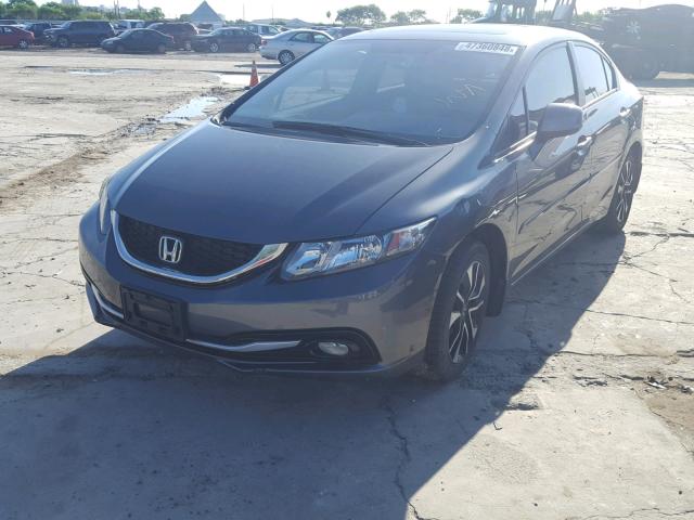 19XFB2F90DE081374 - 2013 HONDA CIVIC EXL CHARCOAL photo 2