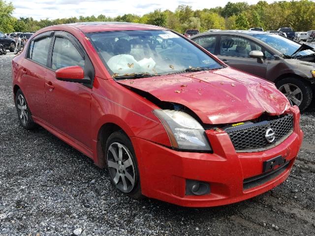 3N1AB6AP2CL691216 - 2012 NISSAN SENTRA 2.0 RED photo 1