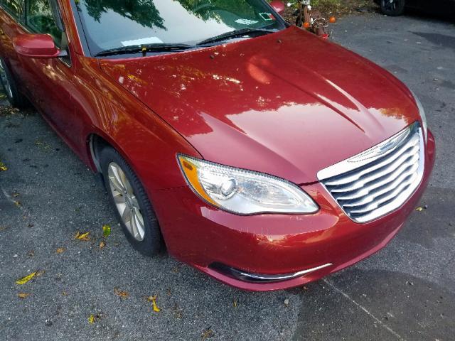 1C3CCBBB6CN288634 - 2012 CHRYSLER 200 TOURIN RED photo 1