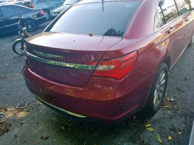 1C3CCBBB6CN288634 - 2012 CHRYSLER 200 TOURIN RED photo 4