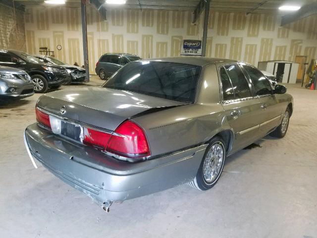 2MEFM74W7YX604081 - 2000 MERCURY GRAND MARQ GRAY photo 4