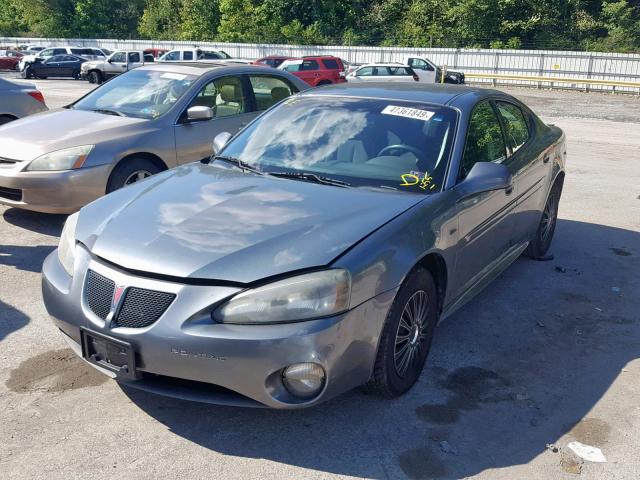 2G2WP522041222845 - 2004 PONTIAC GRAND PRIX GRAY photo 2