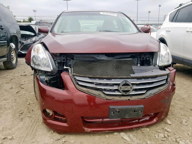 1N4AL2AP5BC140166 - 2011 NISSAN ALTIMA BAS BURGUNDY photo 9