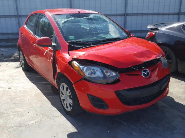 JM1DE1KY2D0167753 - 2013 MAZDA MAZDA2 RED photo 1