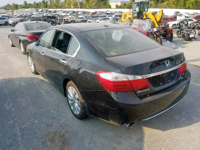 1HGCR3F88DA013534 - 2013 HONDA ACCORD EXL BLACK photo 3