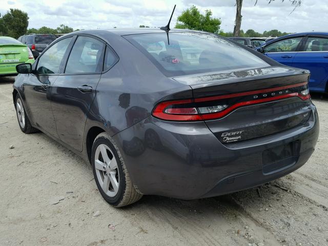 1C3CDFBB6GD585452 - 2016 DODGE DART SXT GRAY photo 3