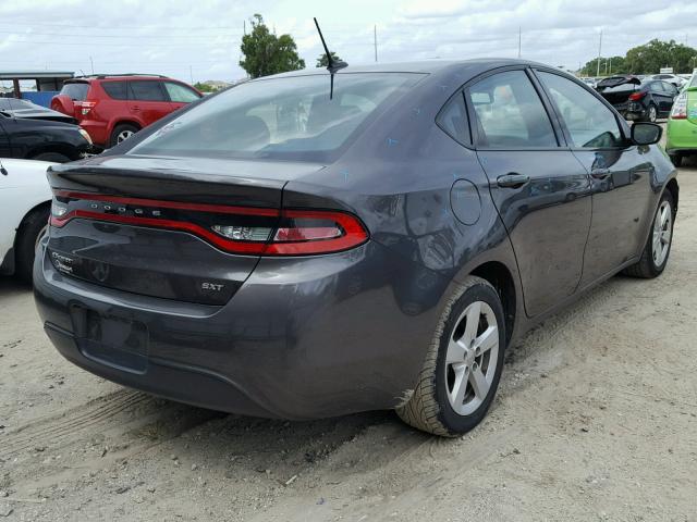 1C3CDFBB6GD585452 - 2016 DODGE DART SXT GRAY photo 4