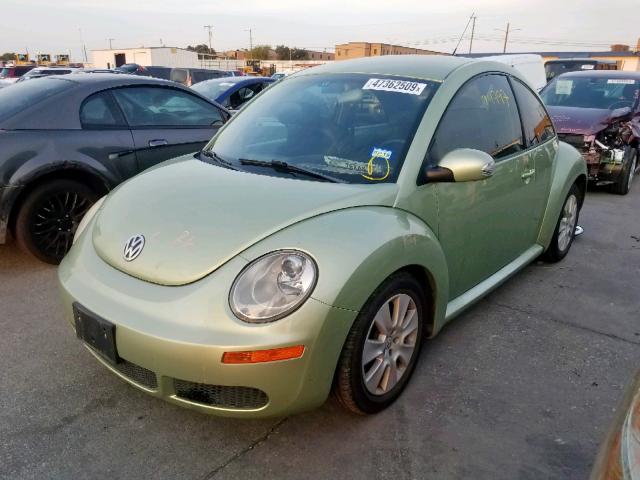 3VWPW31C99M518431 - 2009 VOLKSWAGEN NEW BEETLE მწვანე ფოტო 2