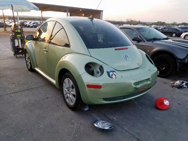 3VWPW31C99M518431 - 2009 VOLKSWAGEN NEW BEETLE მწვანე ფოტო 3