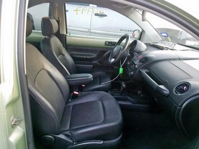 3VWPW31C99M518431 - 2009 VOLKSWAGEN NEW BEETLE მწვანე ფოტო 5