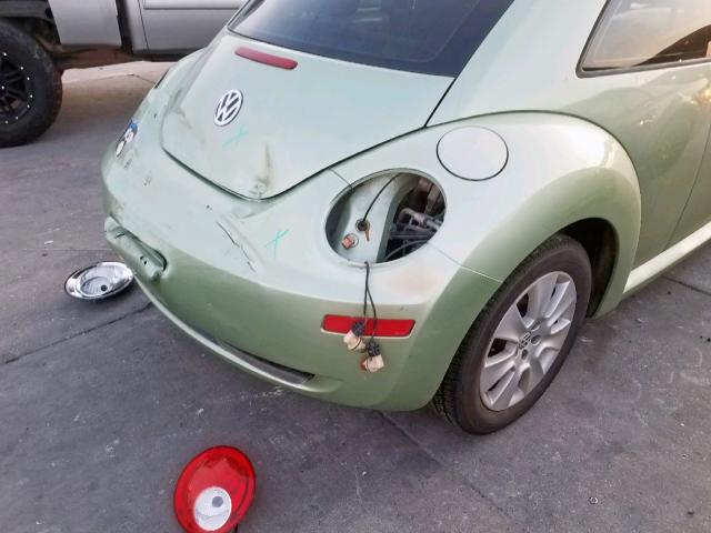 3VWPW31C99M518431 - 2009 VOLKSWAGEN NEW BEETLE მწვანე ფოტო 9