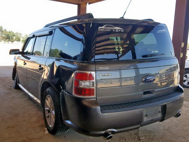 2FMGK5B85FBA18778 - 2015 FORD FLEX SE GRAY photo 3