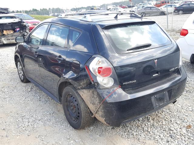 5Y2SM67069Z428816 - 2009 PONTIAC VIBE BLACK photo 3