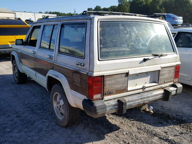 1J4FN78L7KL577669 - 1989 JEEP WAGONEER L WHITE photo 3