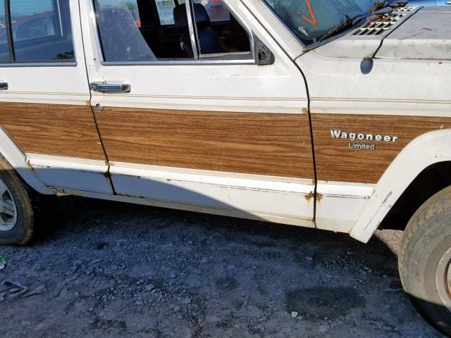 1J4FN78L7KL577669 - 1989 JEEP WAGONEER L WHITE photo 9