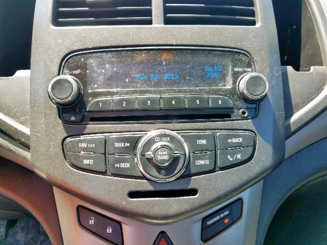 1G1JB5SH6C4206685 - 2012 CHEVROLET SONIC LS 灰色 照片 9