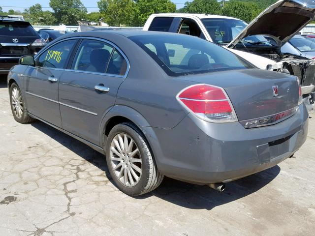 1G8ZV57768F260317 - 2008 SATURN AURA XR CHARCOAL photo 3