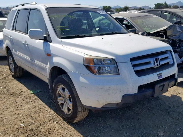 5FNYF18248B001937 - 2008 HONDA PILOT VP WHITE photo 1