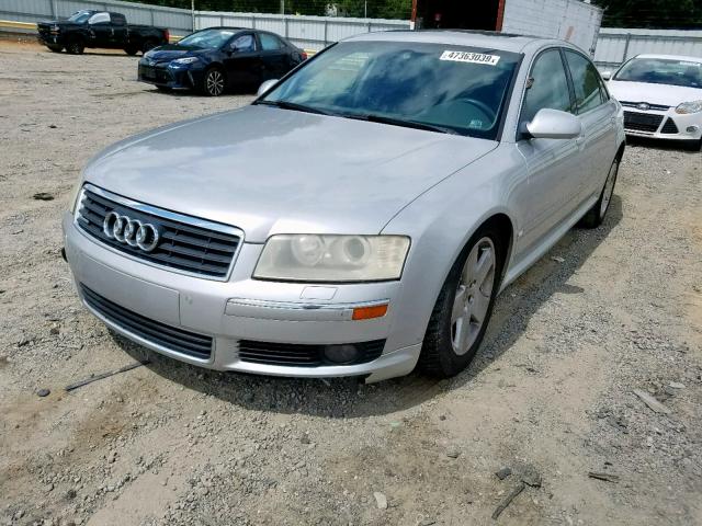 WAUML44E75N016855 - 2005 AUDI A8 L QUATT GRAY photo 2