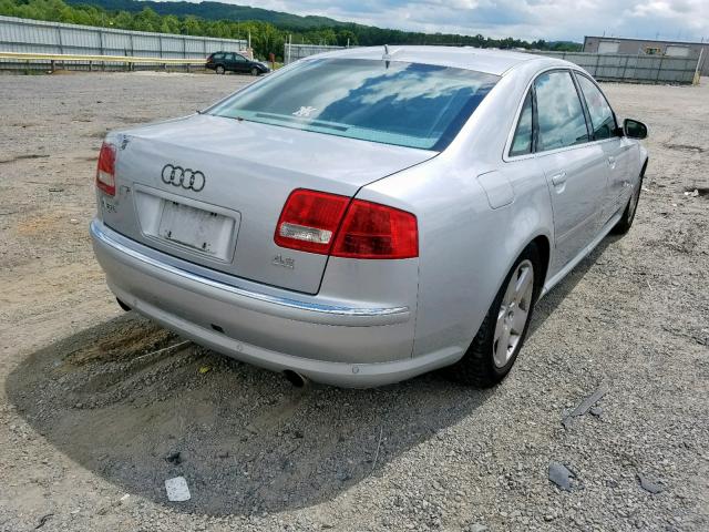 WAUML44E75N016855 - 2005 AUDI A8 L QUATT GRAY photo 4