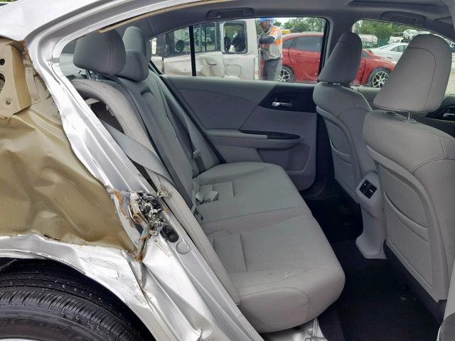 1HGCR3F8XDA035096 - 2013 HONDA ACCORD EXL SILVER photo 6